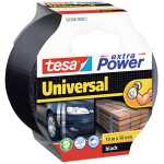 tesa Gewebeklebeband extra Power Universal, 10 m x 50 mm, schwarz