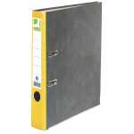 Q-Connect Wolkenmarmor-Ordner - A4, 50 mm, gelb