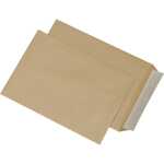 Versandtaschen C5, ohne Fenster, haftklebend, 90 g/qm, braun 500 Stück