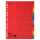 Zahlenregister - 1-10, Karton farbig, A4, 5 Farben, gelocht Orgadruck