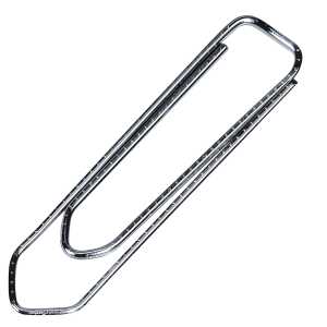 Q-Connect Aktenklammern - 50 mm, 100 Stück, verzinkt, spitz