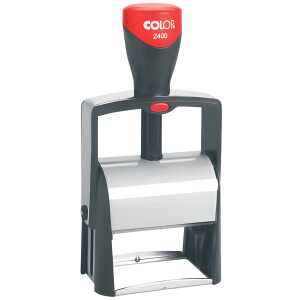 COLOP Classic Line 2400 - für max. 6 Zeilen mit Logo, 27 x 58 mm