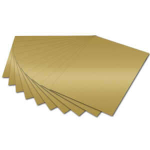 Fotokarton A4 gold glänzend FOLIA 614/50 66 300g
