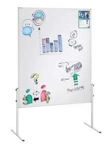 Moderatorentafel 120x150cm weiß FRANKEN MT2011