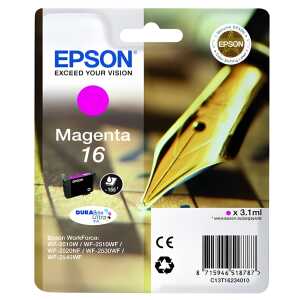 Epson Tintenpatrone Originalzubehör 16 ca. 165 Seiten magenta 3,1ml