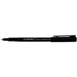 Q-Connect Faserschreiber, permanent, ca. 0,7 mm (F), schwarz