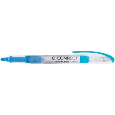 Q-Connect Textmarker Liquid Ink - ca. 1 - 4 mm - blau