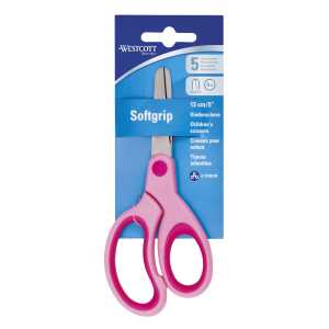 Bastelschere 13cm rund pink WESTCOTT E-21580 00 E-2058000 Softgrip