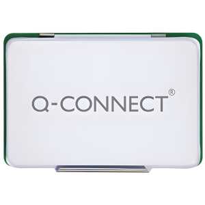 Q-Connect Stempelkissen 9 x 5,5cm grün