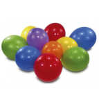 Luftballon 10ST uni fbg.sort. 6435 D20,3 cm