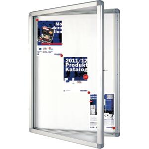 Schaukasten f. 15x A4 Aluminium FRANKEN SK15SE hoch/quer