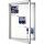 Schaukasten f. 15x A4 Aluminium FRANKEN SK15SE hoch/quer