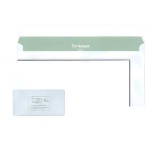 Envirelope Briefumschlag DIN lang, haftklebend, 75 g/qm m Fenster 20St