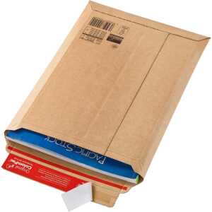 ColomPac Versandtaschen Wellpappe 290x400x50 mm (B4), braun
