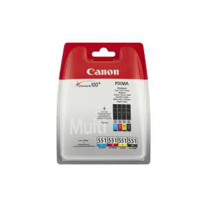 Value Pack CLI-551 sw,c,m,y CANON 6509B009