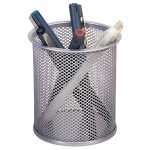 Q-Connect Schreibköcher Metalldraht - silber