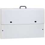 Rumold stabiler Zeichenkoffer - A4, weiß