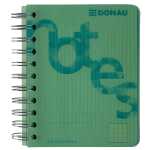 DONAU Collegeblock PP Cover - A6, kariert, grün