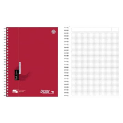 Staufen Style Spiralbuch Red Note A4 80 Blatt 90g/qm 5mm kariert