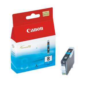 Canon Tintenpatrone Originalzubehör CLI-8C ca. 420 Seiten cyan 13ml