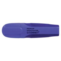 Q-Connect Textmarker Premium - ca. 2 - 5 mm, lila