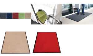 Miltex Schmutzfangmatte Eazycare Color - 40 x 60 cm, grau, waschbar