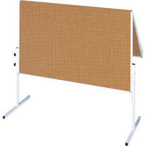 Moderationstafel 150x120cm braun FRANKEN MT9909 U-Act! Line Jute