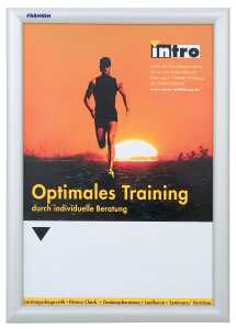 Franken Schaukasten Wechselrahmen Outdoor - für A3, silber