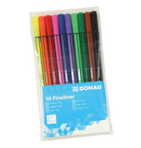 Fineliner 10ST sortiert DONAU 5150100-99 0,4mm