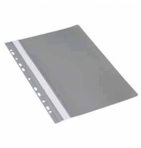 Schnellhefter PVC A4 grau DONAU 1704001-13 Multiloch