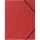 Exacompta EXACOMPTA Sammelmappe - A4, 355 g/qm, Gummizug, rot