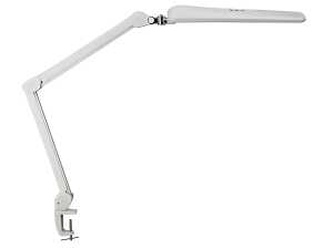 Maul LED-Arbeitsplatzleuchte MAULcraft, dimmbar - weiß, Klemmfuß