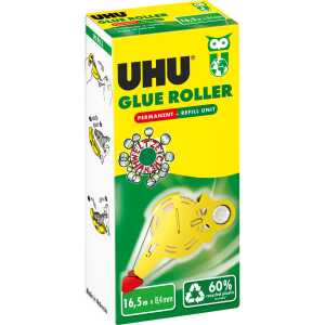 UHU Kleberoller permanent 8,4 mm x 16,5 m Nachfüllkasette
