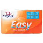 FRIPA Haushaltsrollen Easy 3-lagig, geprägt, hochweiß, 4 Rollen 45 Bl