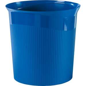 HAN Papierkorb Re-LOOP - 13 Liter, rund, blau