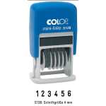 COLOP Mini-Dater - 4 mm Ziffernstempel, 6 Bänder