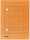 Falken Umlaufmappe - A4, orange, Manilakarton, 250 g/qm