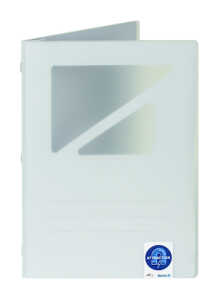 Magnet-Klemm-Mappe Attraction View, PP / Karton, für DIN A4, weiß