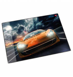 Motiv-Poster Schreibunterlage Rennauto, 40x53cm