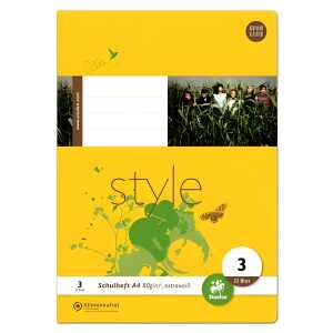 Staufen Schulheft A4 32Bl 80g Lin3 Style 3.Schuljahr