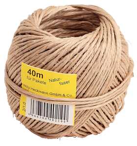 Naturfaserbindfaden 40m 100g WIHEDÜ 212.021 2/1.0 1,5mm