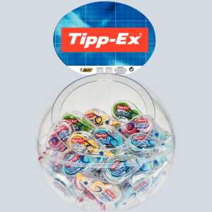 Bic Korrekturroller Mini Pocket Mouse 5mmx6m Bubble Display 40St