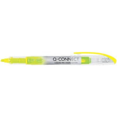 Q-Connect Textmarker Liquid Ink - ca. 1 - 4 mm - gelb