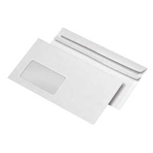 Briefumschläge DIN lang mit Fenster, selbstklebend, 72 g/qm 1000 Stück