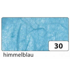 Strohseide 47x64cm himmelblau FOLIA 911030