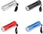 OOTB Metall-Taschenlampe mit 9 LED ca. 85 cm