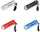 OOTB Metall-Taschenlampe mit 9 LED ca. 85 cm