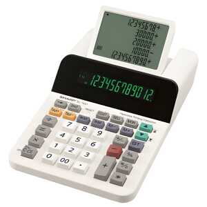 Sharp Tischrechner anzeigend EL-1501 5 Zeilen mit 12 Stellen Anzeige