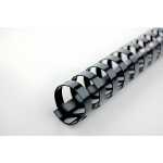 GBC Spiralbinderücken Plastik A4 16 mm/145 Blatt schwarz 100 Stück