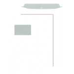 Versandtaschen C4 , mit Fenster, haftklebend, 100 g/qm, weiß 250 Stück
